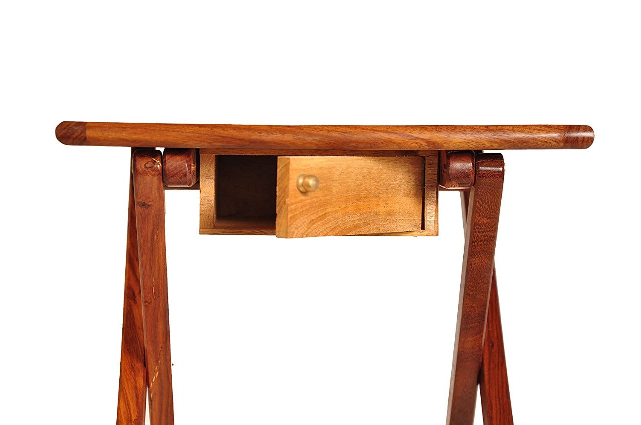 Sheesham Wood Handicrafts Wooden Chess Board with 32 Chessmen